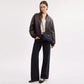 Coach Teri Shoulder Bag in Signature Denim, CAF82, with Vachetta Leather Trim