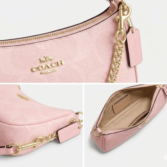 Coach Teri Shoulder Bag CAL51 in Signature Canvas