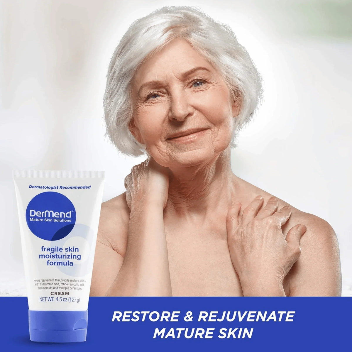 DerMend Fragile Skin Moisturizing Formula Cream, 4.5 oz
